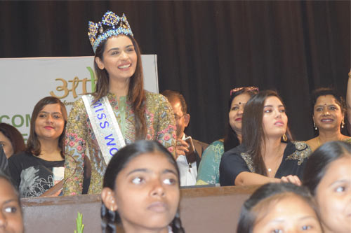 Miss World Manushi Chillar Urges Awareness On Menstrual Hygiene