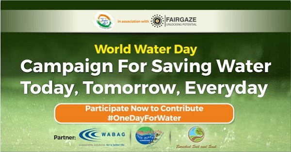 India Is Us & FairGaze Conduct One-Of-Its-Kind #OneDayForWater
Webinar to Spread Awareness About Water Conservation