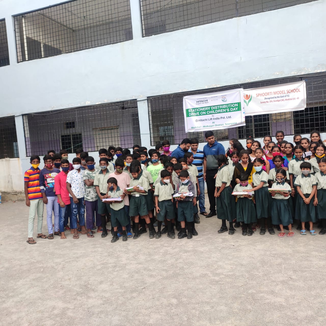 Stationery Distribution on Children's Day