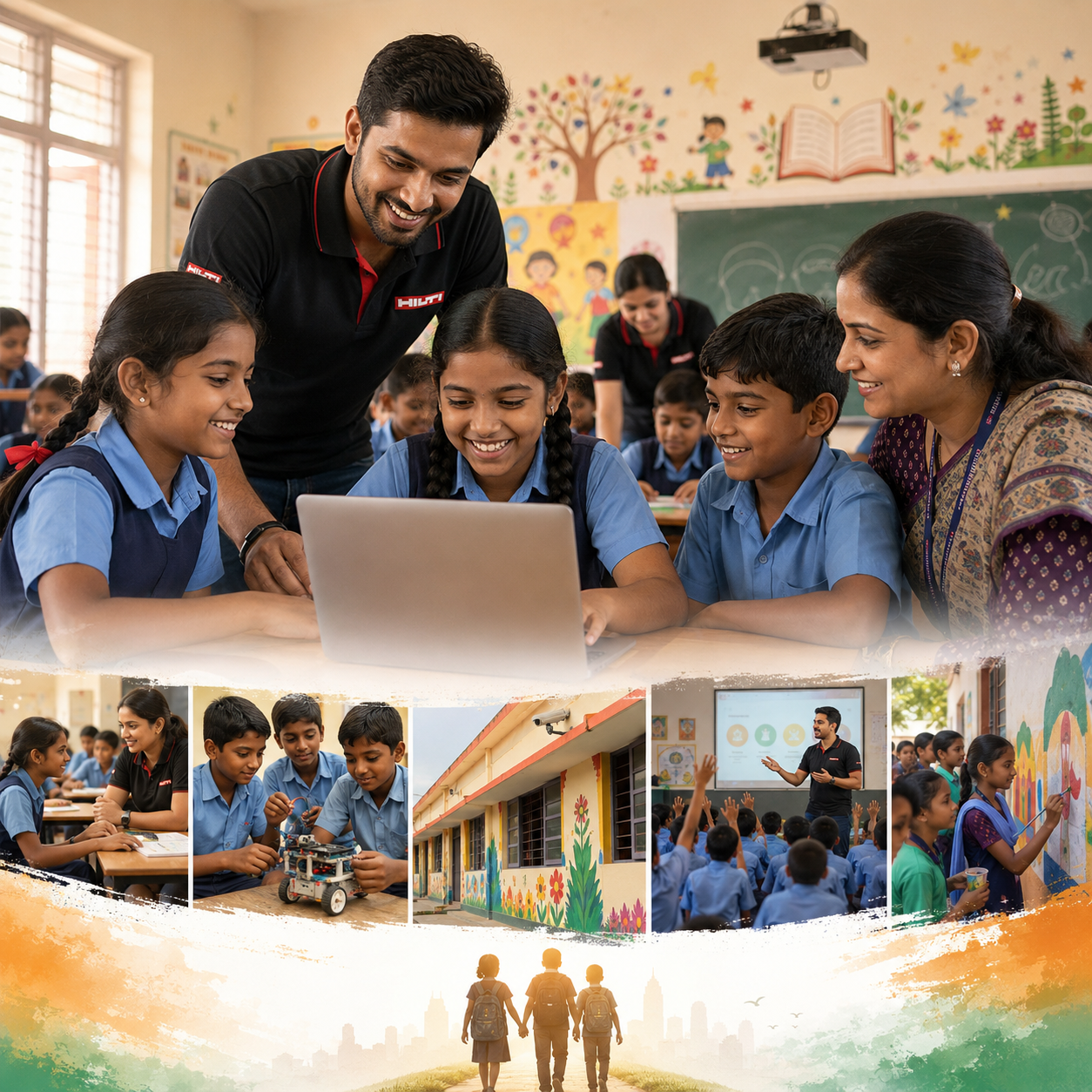 How Hilti India and India Is Us Created Lasting Impact Through School Chale Hum